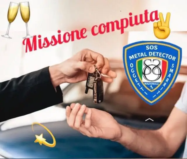 ritrovamento oggetti persi con metal detector